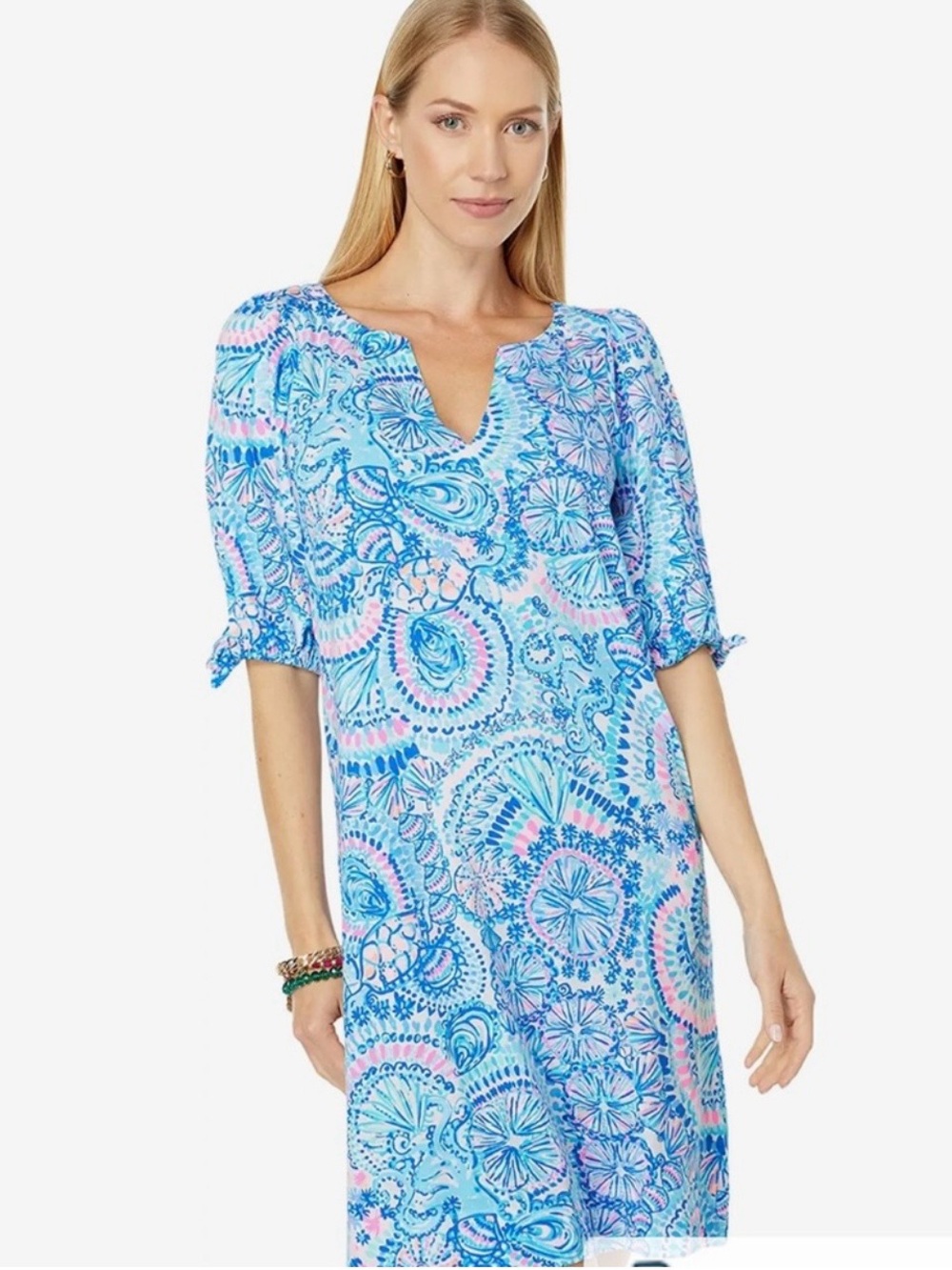 Lilly Pulitzer Easley Dress Commotion In The Ocean Resortwear EUC Sz XXS Cruise